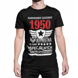 Koszulka na urodziny 40 50 30 koszulki na prezent