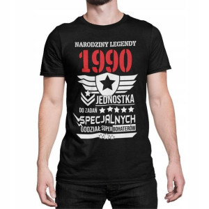Koszulka na urodziny 40 50 30 koszulki na prezent