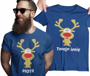 Koszulka Świateczna Na Prezent Z Imieniem Imię
