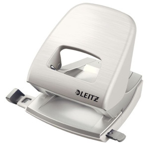 Dziurkacz duży metalowy Leitz Style - biały