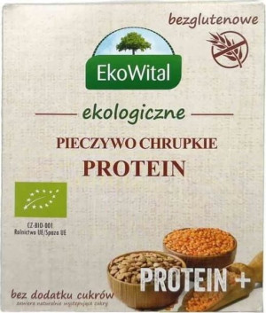 Pieczywo chrupkie protein bezglutenowe BIO 100 g Ekowital