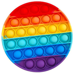 Zabawka sensoryczna Push Bubble - koło tęczowe