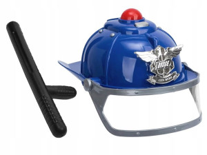 KASK + PAŁKA POLICJANTA Policjant Policja ZESTAW