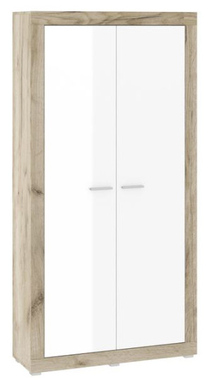 Szafa 2d Biały Połysk/dąb Craft Szary Martin Ardsel