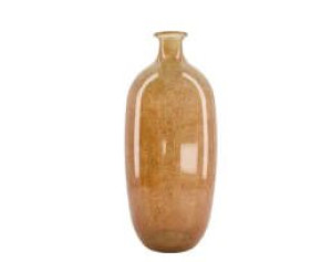 Butelka dekoracyjna ze szkła z recyklingu, 38 cm