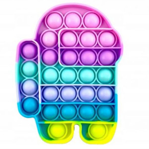 Zabawka sensoryczna Push Bubble - robot neonowy