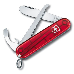 Scyzoryk dziecięcy Victorinox My First Victorinox H - red transparent