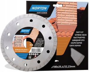 Norton Tarcza Diamentowa 180mm Ciągła Cegła Dachów