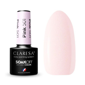 Claresa Lakier hybrydowy PINK 501 - 5g
