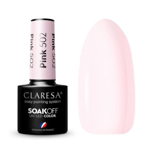 Claresa Lakier hybrydowy PINK 502 - 5g