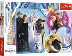 Puzzle 100 Glitter W Blasku Miłości Trefl