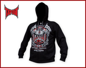 Tapout Bluza Rozpinana Z Kapturem Black - L