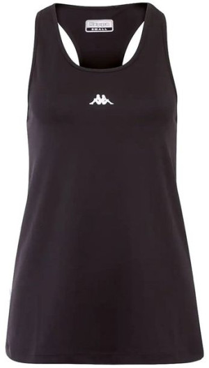 Koszulka damska Kappa Iara czarna 309097 19-4006