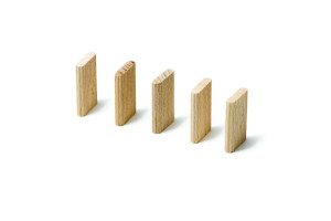 ŁĄCZNIK ryflowany typu DOMINO buk D 6x40/190 TOLUX