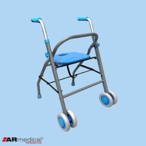Lekka podpórka rehabilitacyjna dwukołowa DELUXE firmy ARMEDICAL