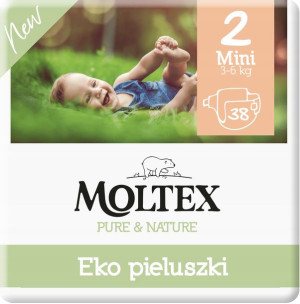 Eko Pieluchy Pampersy Moltex 2 Pieluszki 38 sztuk