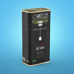 Oliwa "ZE WSI" Niefiltrowana Wytrawna 0.2% 5 L