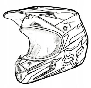 Tatuaż tymczasowy KASK ALPENSTAR MOTOGP szkic koło