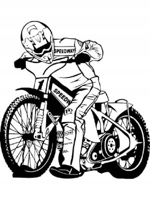 Tatuaż tymczasowy speedway żużel czarny sport UNIA