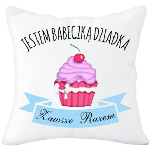 Poduszka 40x40 Z Nadrukiem Na Prezent Dla Babci