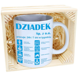 Prezent Kubek Z Nadrukiem Dla Dziadka W Skrzynce