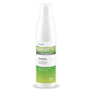 Sebovet - Dry Szampon Dermatologiczny Przeciwłupieżowy Psy Koty 200 ml