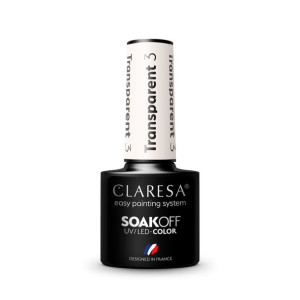 Claresa Lakier hybrydowy TRANSPARENT 3 - 5g