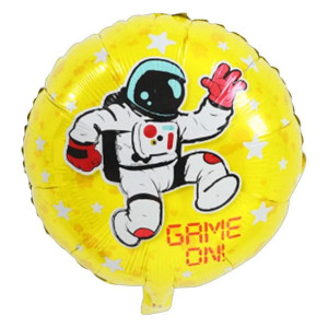 Balon 18" Game On Astronauta Zółty