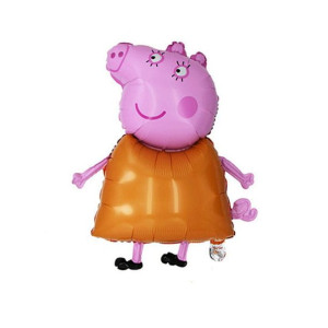 Balon 22" Świnka Peppa Rzęsy