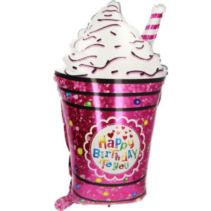 Balon 22"snow Ice Happy Birthday