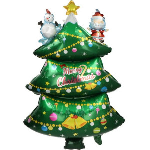 Balon 24"choinka Merry Christmas