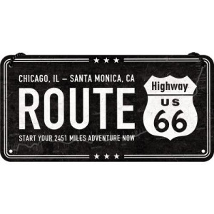Zawieszka metalowa 10 x 20, Route 66 USA Hit Prezent