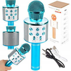Mikrofon Bezprzewodowy Karaoke Bluetooth Głośnik