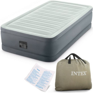 Materac welurowy PremAire z supernowoczesną pompką 99 x 191 x 46 cm INTEX 6