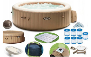 Intex 28476 spa jacuzzi 4 osobowe uchwyt na napoje