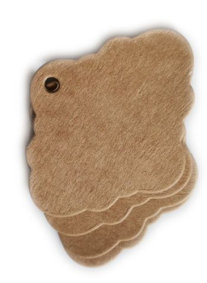 Bilecik etykieta zawieszka tag - eko 5,5x4,4 10x