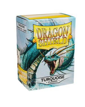 Protektory Turkusowe 100 szt Dragon Shield koszulki MtG