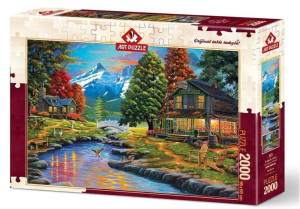 Puzzle 2000 Dwie Strony Lasu