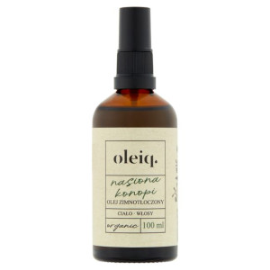 OLEIQ Olej z konopi siewnych 100ml