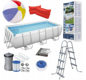 Bestway 56441 10w1 basen stelażowy 404x201x100cm