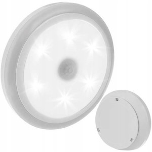 Lampka nocna LED z czujnikiem ruchu OKRĄGŁA