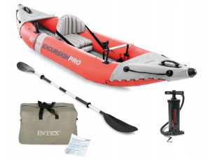 Intex 68303 kajak excursion pro K1 wiosło pompka