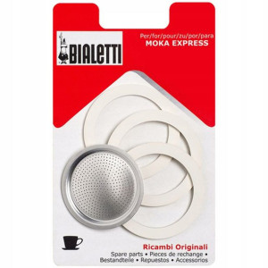 3 Uszczelki + 1 Filtr do kawiarek Bialetti 9tz