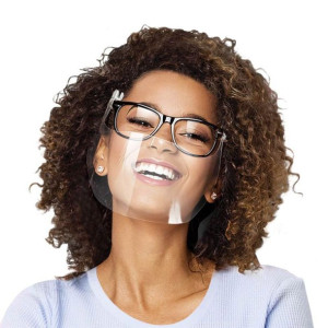 Przyłbica mini maseczka osłonka pod okulary Smart Shield przezroczysta  nie
