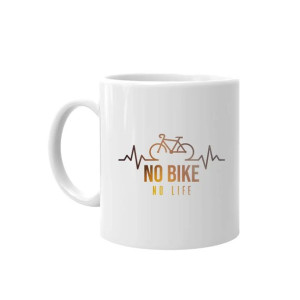 No bike, no life - kubek z nadrukiem hobby kolarstwo