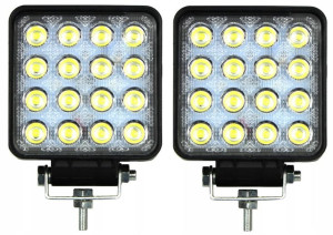 [zm.129_zestaw]lampa Robocza 16 Led 48w 12-24v Ledowa X2 Sztuki