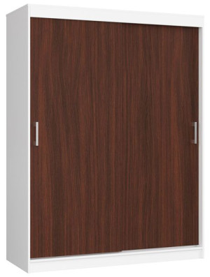 Szafa Przesuwna 150 Cm Clp Mono Biała/wenge