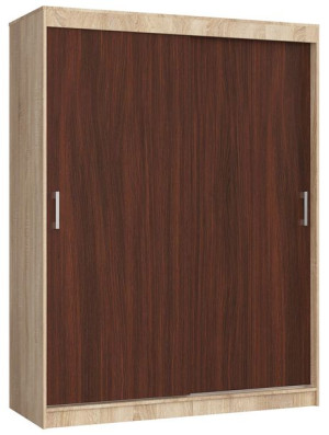 Szafa Przesuwna 150 Cm Clp Mono Sonoma/wenge