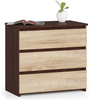 Szafka Nocna Cl3 60 Cm Wenge / Sonoma
