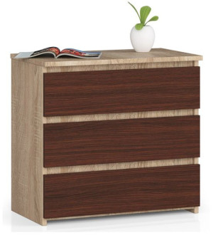 Szafka Nocna Cl3 60 Cm Sonoma / Wenge